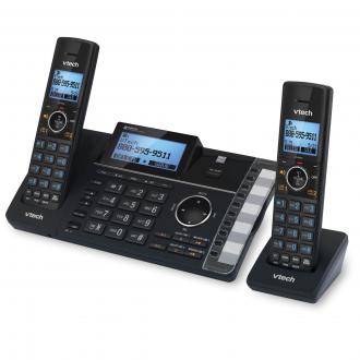 2-Line 2 Handset Cordless Phone with Answering System & Smart Call Blocker - view 2