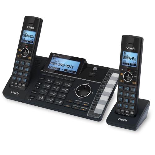 Display larger image of 2-Line 2 Handset Cordless Phone with Answering System & Smart Call Blocker - view 2