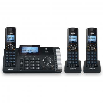 3 Handset 2-Line Cordless Answering System with Smart Call Blocker - view 1