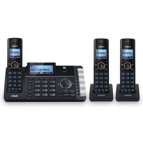 Display larger image of 3 Handset 2-Line Cordless Answering System with Smart Call Blocker - view 1