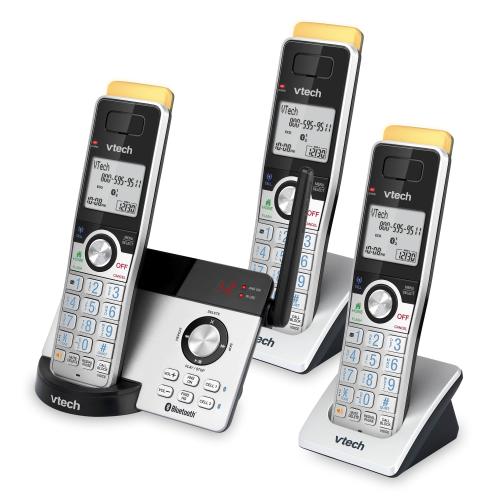 Display larger image of 3-Handset Expandable Cordless Phone with Super Long Range, Bluetooth Connect to Cell, Smart Call Blocker and Answering System - view 3