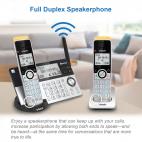 5-Handset Expandable Cordless Phone with Super Long Range, Bluetooth Connect to Cell, Smart Call Blocker and Answering System - view 9
