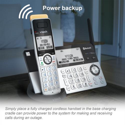 Display larger image of 3-Handset Expandable Cordless Phone with Super Long Range, Bluetooth Connect to Cell, Smart Call Blocker and Answering System, IS8151-3 - view 7