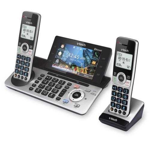 Display larger image of 2-Handset Expandable Cordless Phone with Bluetooth Connect to Cell, Smart Call Blocker,  Answering System, and 5" Color Base Display - view 9