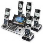 5-Handset Expandable Cordless Phone with Bluetooth Connect to Cell, Smart Call Blocker,  Answering System, and 5" Color Base Display - view 3