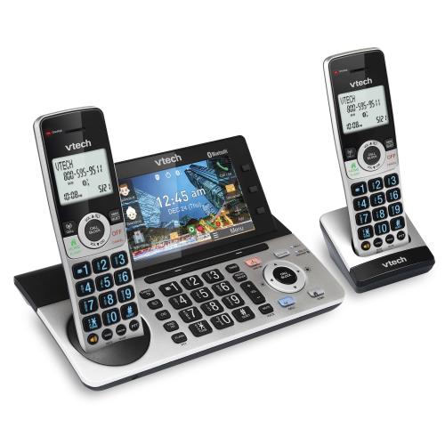 Display larger image of 2-Handset Expandable Cordless Phone with Bluetooth Connect to Cell, Smart Call Blocker,  Answering System, and 5" Color Base Display - view 10