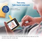 2.8" Accessory Baby Monitor Viewer that requires the RM9751 WiFi 1080p camera to operate - view 5