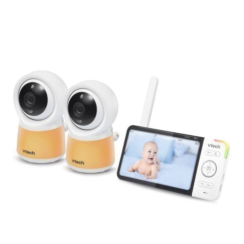 Display larger image of Wi-Fi Remote Access Video Baby Monitor with 5" display and 1080p HD Display, Built-in night light - view 1