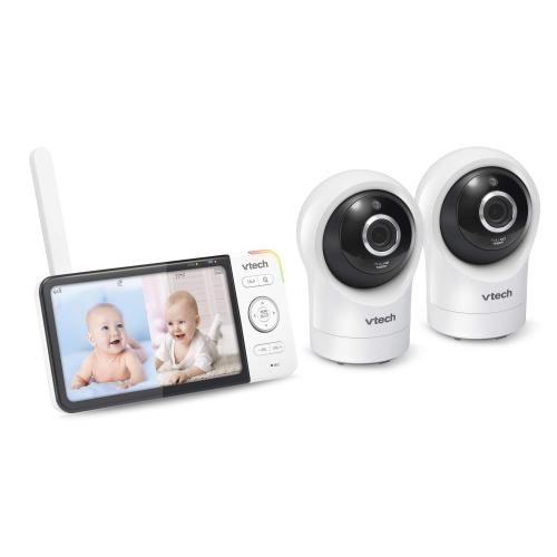 Wi-Fi Remote Access 2 Camera Video Baby Monitor with 5