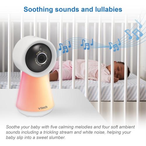 Display larger image of 1080p Smart WiFi Remote Access Video Baby Monitor with 5” High Definition 720p Display, Night Light - view 11