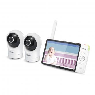 Wi-Fi Remote Access 2 Camera Video Baby Monitor with 7