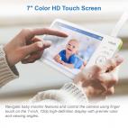 7" Touch Screen WiFi 1080p Pan & Tilt Monitor - view 10