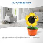 WiFi 1080p Yellow Daisy Baby Camera with Night Light - view 7
