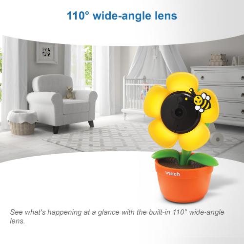 Display larger image of WiFi 1080p Yellow Daisy Baby Camera with Night Light - view 7