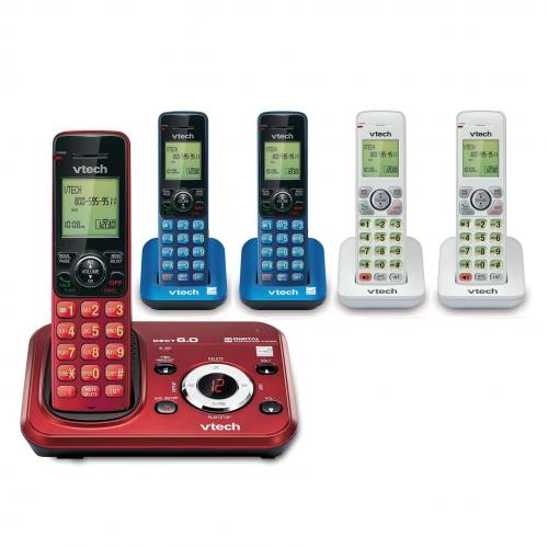 Display larger image of 5 Handset FoneDeco Answering System with Caller ID Call Waiting - view 1