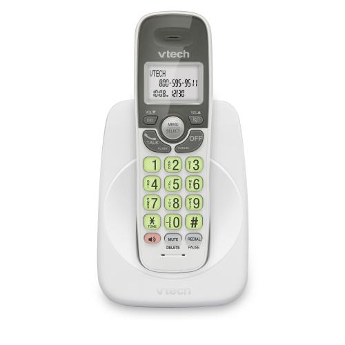 Display larger image of DECT 6.0 Cordless Phone with Bluetooth Connection, Full Duplex Speakerphone and Caller ID/Call Waiting (White) - view 1