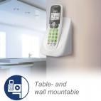DECT 6.0 Cordless Phone with Bluetooth Connection, Full Duplex Speakerphone and Caller ID/Call Waiting (White) - view 8