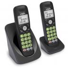2-Handset DECT 6.0 Cordless Phone with Bluetooth Connection, Full Duplex Speakerphone and Caller ID/Call Waiting (Black) - view 12