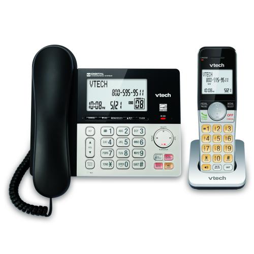 Display larger image of DECT 6.0 Expandable Corded/Cordless Answering System with Large Displays and Call Block - view 1