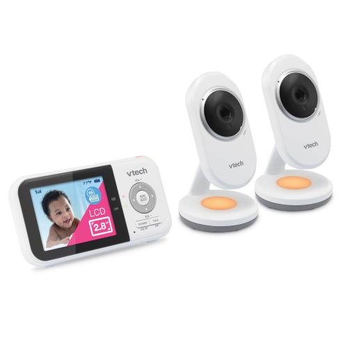 Display larger image of 2 Camera 2.8" Digital Video Baby Monitor with Night Light - view 3