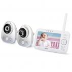 5" Digital Video Baby Monitor with 2 Cameras, Wide-Angle Lens & Standard Lens - view 3