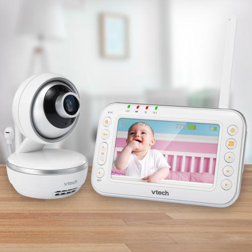 Display larger image of 4.3" Digital Video Baby Monitor with Pan & Tilt Camera, Wide-Angle Lens and Standard Lens - view 3