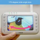 4.3" Digital Video Baby Monitor with Pan & Tilt Camera, Wide-Angle Lens and Standard Lens - view 6