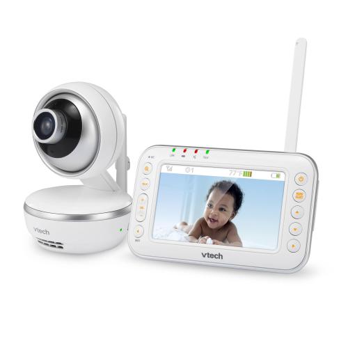 Display larger image of 4.3" Digital Video Baby Monitor with Pan & Tilt Camera, Wide-Angle Lens and Standard Lens - view 9