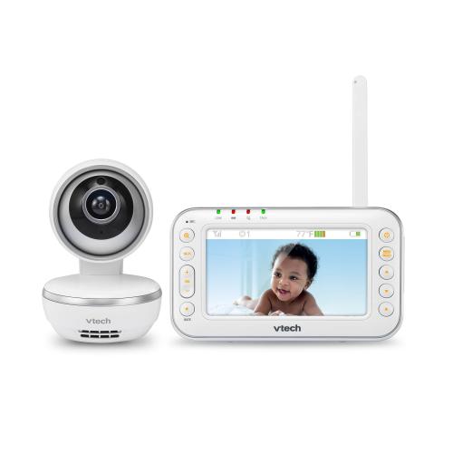 Display larger image of 4.3" Digital Video Baby Monitor with Pan & Tilt Camera, Wide-Angle Lens and Standard Lens - view 1