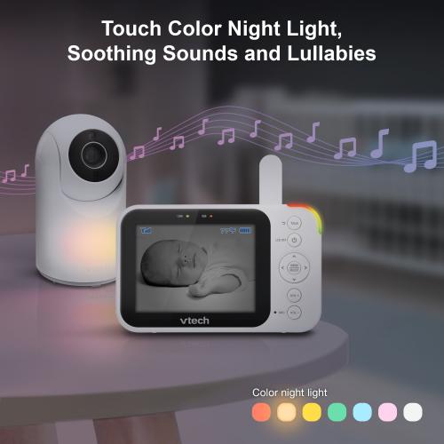 Display larger image of 3.5" Digital Video Baby Monitor with Pan and Tilt and Night Light  - view 4