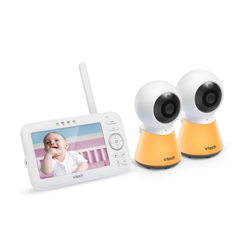Display larger image of Two Camera 5" Digital Video Baby Monitor with Adaptive Night Light - view 2