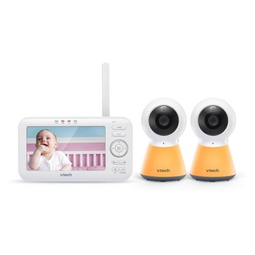 Display larger image of Two Camera 5" Digital Video Baby Monitor with Adaptive Night Light - view 1