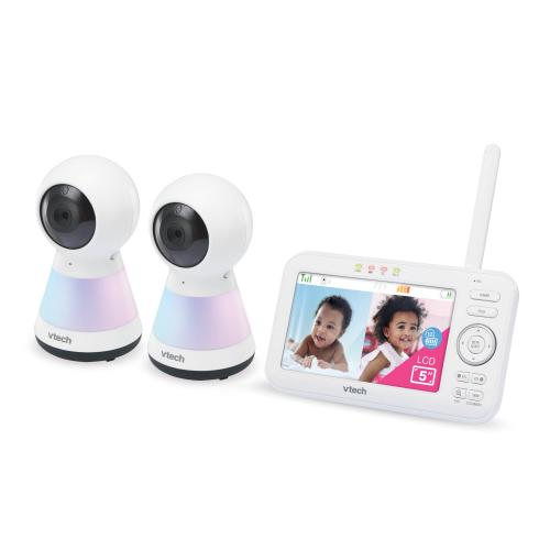 Display larger image of 2 Camera 5" Video Baby Monitor with Pan Scan and Night Light - view 3
