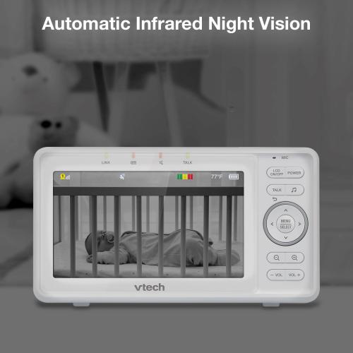 Display larger image of Video Baby Monitor with Pan and Tilt and Night Light - view 8