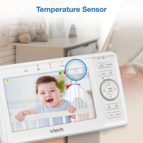 Display larger image of Video Baby Monitor with Pan and Tilt and Night Light - view 9