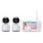 Two Camera 5" Digital Video Baby Monitor with Pan & Tilt Camera, Glow-on-the-ceiling light and Night Light - view 3
