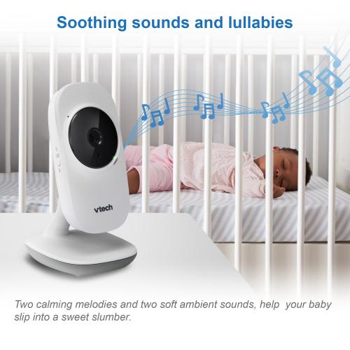 Display larger image of 2.8" Digital Video Baby Monitor, White - view 6