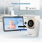 2 Camera Video Baby Monitor with 7" High Definition 720p Display, 360 degree Panoramic Viewing Pan & Tilt HD Camera - view 7