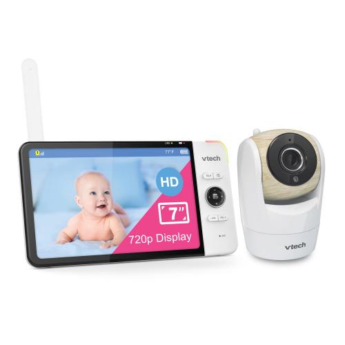 Display larger image of Video Baby Monitor with 7" High Definition 720p Display, 360 degree Panoramic Viewing Pan & Tilt HD Camera - view 9