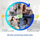 2.8" Digital Video Baby Monitor with Pan & Tilt - view 9