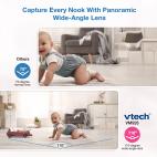 Video Baby Monitor with 5" High Definition 720p Display, 360 degree Panoramic Viewing Pan & Tilt HD Camera - view 7
