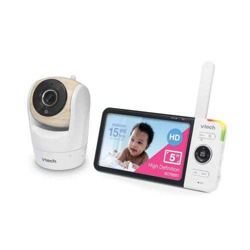 Display larger image of Video Baby Monitor with 5" High Definition 720p Display, 360 degree Panoramic Viewing Pan & Tilt HD Camera - view 9