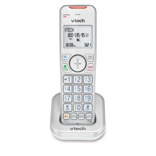 Display larger image of Accessory Handset with Bluetooth Connect to Cell and Smart Call Blocker (Silver & White) - view 1
