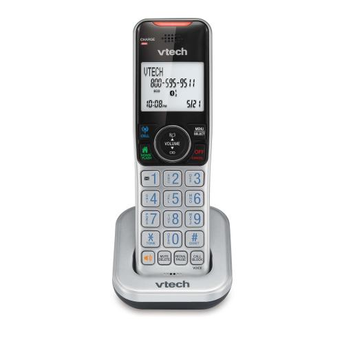 Display larger image of Accessory Handset with Bluetooth Connect to Cell and Smart Call Blocker (Silver & Black) - view 1