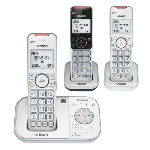 Display larger image of 3 Handset Expandable Cordless Phone with Bluetooth Connect to Cell&trade;, Smart Call Blocker and Answering System - view 1