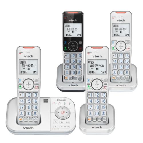 Display larger image of 4 Handset Expandable Cordless Phone with Bluetooth Connect to Cell&trade;, Smart Call Blocker and Answering System  - view 1