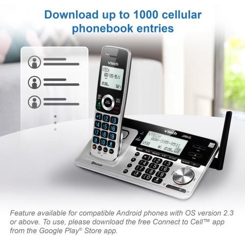 Display larger image of 4-Handset Extended Range Expandable Cordless Phone with Bluetooth Connect to Cell, Smart Call Blocker and Answering System - view 9