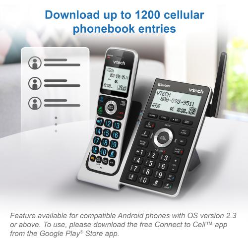 Display larger image of 4-Handset Extended Range Expandable Cordless Phone with Bluetooth Connect to Cell, Smart Call Blocker and Answering System - view 6