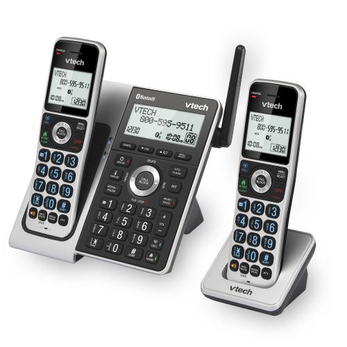 Display larger image of 2-Handset Extended Range Expandable Cordless Phone with Bluetooth Connect to Cell, Smart Call Blocker and Answering System - view 2
