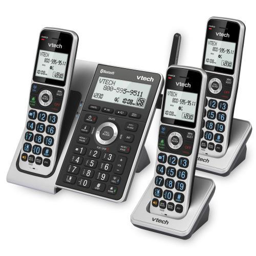 Display larger image of 3-Handset Extended Range Expandable Cordless Phone with Bluetooth Connect to Cell, Smart Call Blocker and Answering System - view 3